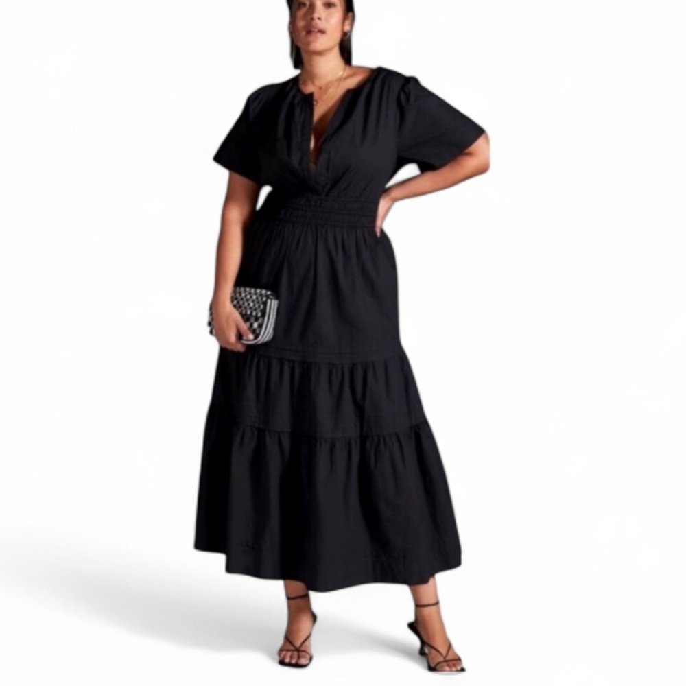 NWT Quince 100% cotton maxi dress XL